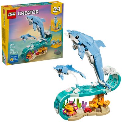 Lego - Creator 31385 3in1 Animali Marini: Meravigliosi Delfini Gi Lego - Creator 31385 3in1 Animali Marini: Meravigliosi Delfini Gi
