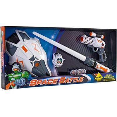 Globo - Spada spaziale con accessori luci e suoni (37480) Globo - Spada spaziale con accessori luci e suoni (37480)