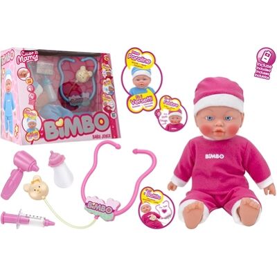 Globo - Bambolotto Bua 38cm Con Acc 2 Col Try-Me Globo - Bambolotto Bua 38cm Con Acc 2 Col Try-Me