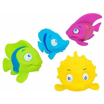 Globo - Busta 4 pesciolini Gommolosi Globo - Busta 4 pesciolini Gommolosi