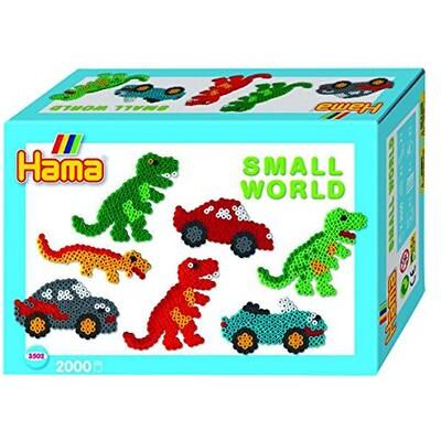 Hama - Perle Da Stirare Dino+Macchina Hama - Perle Da Stirare Dino+Macchina
