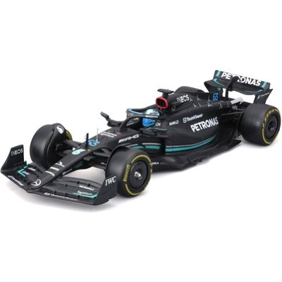 Bburago - 1/24 Formula Model Kit (With Helmet & Plastic Stand) Mercede Bburago - 1/24 Formula Model Kit (With Helmet & Plastic Stand) Mercede