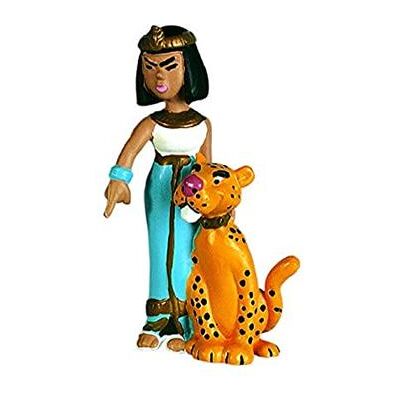 Plastoy - Asterix - Mini Figure Cleopatra Con La Pantera Altezza 6,9 C Plastoy - Asterix - Mini Figure Cleopatra Con La Pantera Altezza 6,9 C