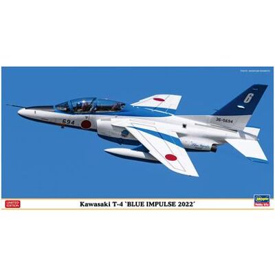 Hasegawa - 1/48 Kawasaki T-4 Blue Impulse 2022 (HA07513) Hasegawa - 1/48 Kawasaki T-4 Blue Impulse 2022 (HA07513)