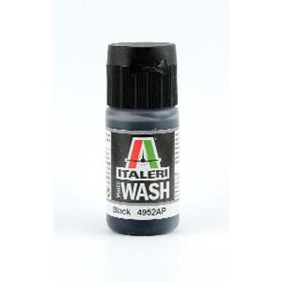 Italeri - Colore acrilico wash 20 ml Nero (4952AP) Italeri - Colore acrilico wash 20 ml Nero (4952AP)