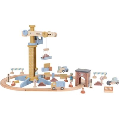 Little Dutch - Set Gru Con Binari Del Treno In Legno FSC (LD2542) Little Dutch - Set Gru Con Binari Del Treno In Legno FSC (LD2542)