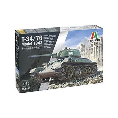 Italeri - 1/35 T-34/76 Model 1943 (IT6570) Italeri - 1/35 T-34/76 Model 1943 (IT6570)