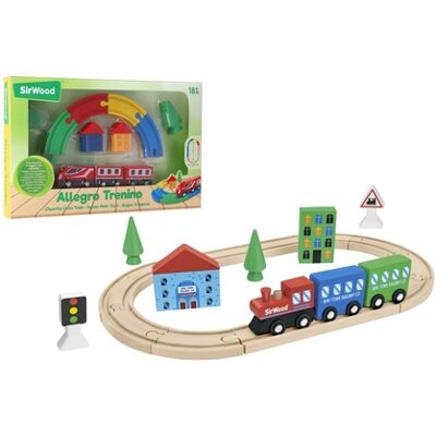 Globo - Pista Treno Magnetico Legno (42581) Globo - Pista Treno Magnetico Legno (42581)