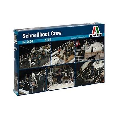 Italeri - Schnellboot Crew - Include 10 Figurini Italeri - Schnellboot Crew - Include 10 Figurini
