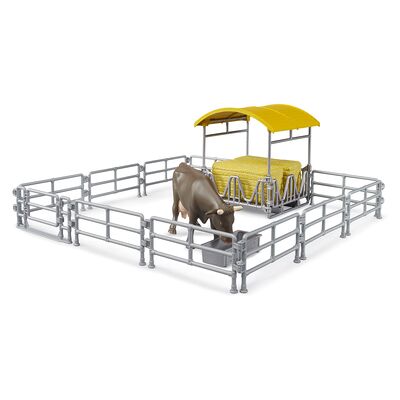 Bruder - Recinto con mangiatoia e mucca (62612) Bruder - Recinto con mangiatoia e mucca (62612)