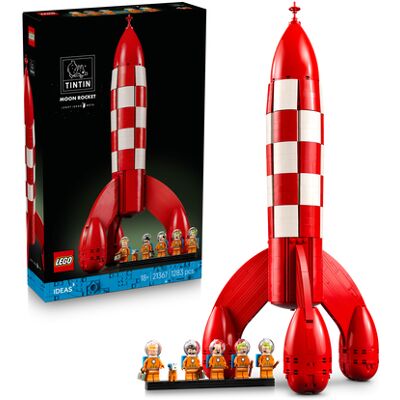 Lego - Ideas 21367 Razzo Lunare di Tintin, Kit Modellismo per Adu Lego - Ideas 21367 Razzo Lunare di Tintin, Kit Modellismo per Adu