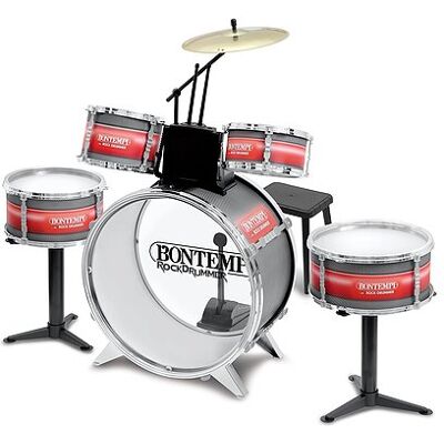 Bontempi - Batteria Metallizzata 6 Elementi (5687) Bontempi - Batteria Metallizzata 6 Elementi (5687)