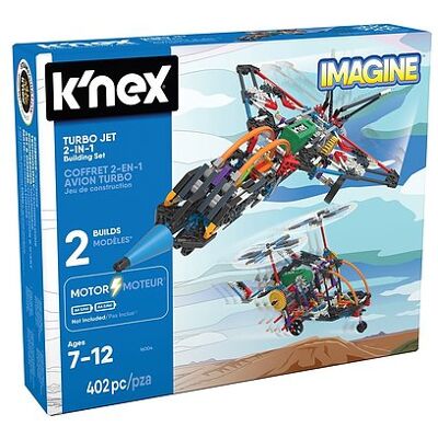 Grandi Giochi - K-Nex Turbi Jet 2 in1 (GG0174) Grandi Giochi - K-Nex Turbi Jet 2 in1 (GG0174)