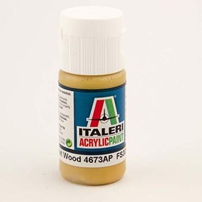 Italeri - Boccetta colore 20 ml Flat Wood Italeri - Boccetta colore 20 ml Flat Wood