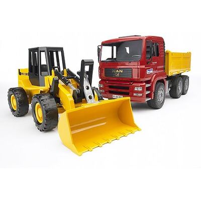 Bruder - Camion Man TGA con pala meccanica (2752) Bruder - Camion Man TGA con pala meccanica (2752)