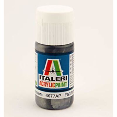 Italeri - Boccetta colore 20 ml Flat Aluminum Grigio Metalizzato 4677A Italeri - Boccetta colore 20 ml Flat Aluminum Grigio Metalizzato 4677A