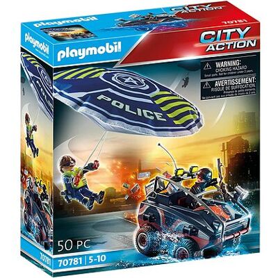 Playmobil - Paracadute della Polizia e Veicolo (70781) Playmobil - Paracadute della Polizia e Veicolo (70781)