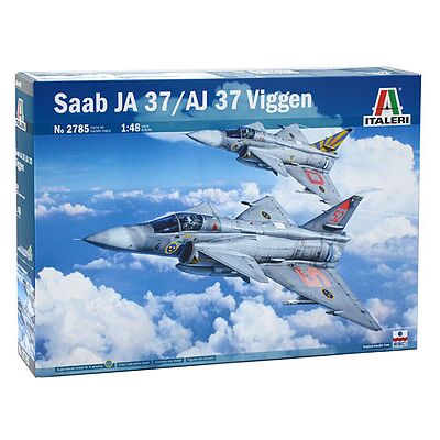 Italeri - Aereo Saab JA 37 Jaktviggen scala 1/48 (IT2785) Italeri - Aereo Saab JA 37 Jaktviggen scala 1/48 (IT2785)