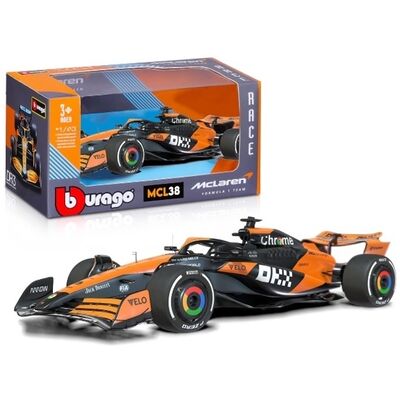 Bburago - 1/43 Mclaren F1 Mcl 38 2024 #81 (Piastri) -1/43 Piastri Bburago - 1/43 Mclaren F1 Mcl 38 2024 #81 (Piastri) -1/43 Piastri