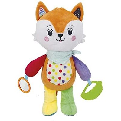 Clementoni - Peluche attività volpe Happy Fox Activity Plush (17792) Clementoni - Peluche attività volpe Happy Fox Activity Plush (17792)