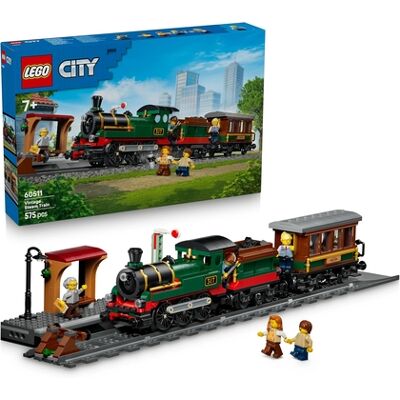 Lego - City 60511 Treno a Vapore Vintage, Giocattolo STEM con Sta Lego - City 60511 Treno a Vapore Vintage, Giocattolo STEM con Sta