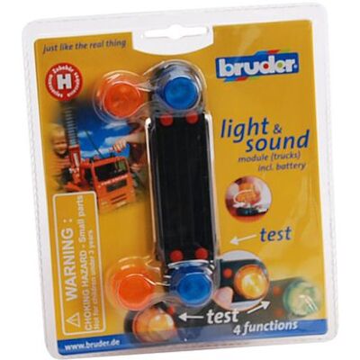 Bruder - Modulo di segnalazione con luci e suoni (02801) Bruder - Modulo di segnalazione con luci e suoni (02801)