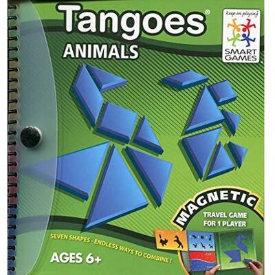 Smart Games - Tangoes Animals: Magnetic Travel Game for 1 Player Smart Games - Tangoes Animals: Magnetic Travel Game for 1 Player