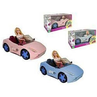 Bambola Fashion Globo con auto cabrio - Variopinto Bambola Fashion Globo con auto cabrio - Variopinto