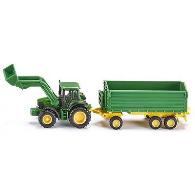 Siku - Trattore John Deere - Scavatore con rimorchio 1:87 (1843) Siku - Trattore John Deere - Scavatore con rimorchio 1:87 (1843)