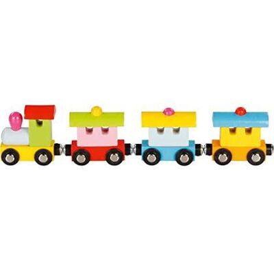 Goki Modello 55866 - Treno Giocattolo con Accoppiamento Magnetico Goki Modello 55866 - Treno Giocattolo con Accoppiamento Magnetico