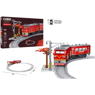 Globo - Cubix Treno Con Rotaie Globo - Cubix Treno Con Rotaie