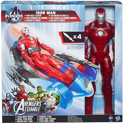 Hasbro - Iron Man e veicolo Avengers (A7363E27) Hasbro - Iron Man e veicolo Avengers (A7363E27)