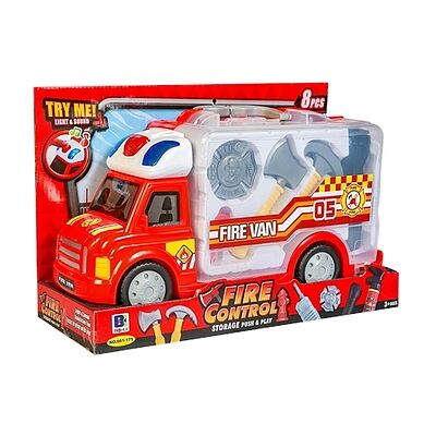 Globo - Camion Valigetta Pompieri con Accessori luci e suoni Globo - Camion Valigetta Pompieri con Accessori luci e suoni