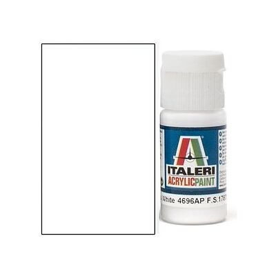 Italeri - Colore bianco Gloss White 20 ml (4696AP) Italeri - Colore bianco Gloss White 20 ml (4696AP)