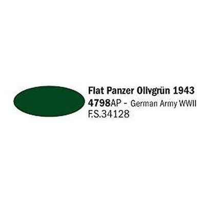 Italeri - Boccetta colore 20 ml Flat Panzer Olivgrün 1943 Italeri - Boccetta colore 20 ml Flat Panzer Olivgrün 1943