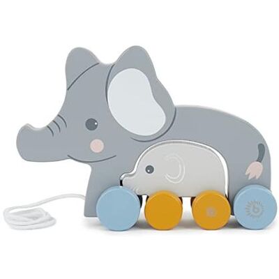 Bieco - Elefante Trainabile In Legno Bieco - Elefante Trainabile In Legno