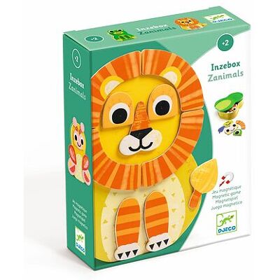 Djeco Zanimals Gioco di Puzzle Magnetico - Set di Magneti Animali Djeco Zanimals Gioco di Puzzle Magnetico - Set di Magneti Animali
