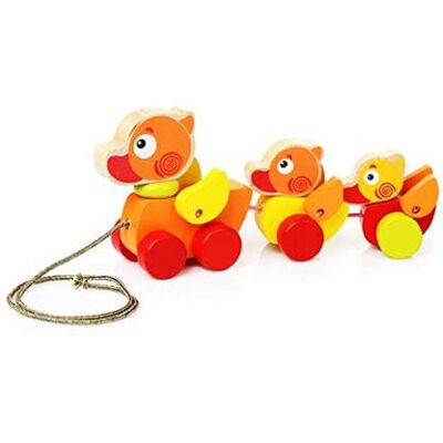 New Classic Toys - Anatra Da Passaggio Legno New Classic Toys - Anatra Da Passaggio Legno