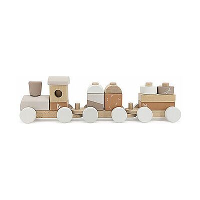 Label Label - Trenino Giocattolo In Legno - Beige Label Label - Trenino Giocattolo In Legno - Beige
