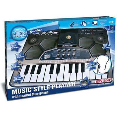 Bontempi - 54 2010 - Tappeto Musicale Elettronico, Con Tastiera A 24 T Bontempi - 54 2010 - Tappeto Musicale Elettronico, Con Tastiera A 24 T