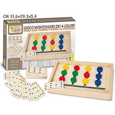 Teorema - Fatto Di Legno - Gioco Montessori Dei 4 Colori Teorema - Fatto Di Legno - Gioco Montessori Dei 4 Colori