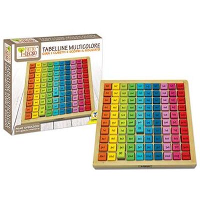 Teorema - Fatto Di Legno - Impara Le Tabelline Multicolor Teorema - Fatto Di Legno - Impara Le Tabelline Multicolor