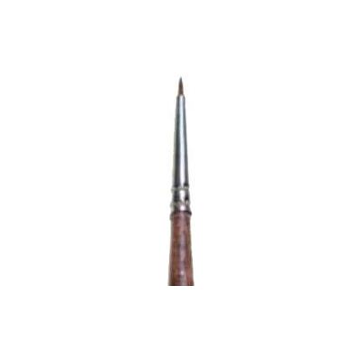 Italeri - 0/5 Synthetic Round Brush With Brown Tip Italeri - 0/5 Synthetic Round Brush With Brown Tip