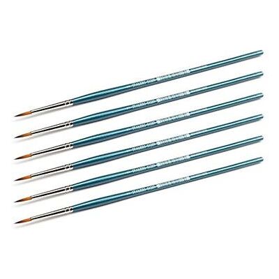 Italeri - 2 Synthetic Round Brush With Brown Tip Italeri - 2 Synthetic Round Brush With Brown Tip