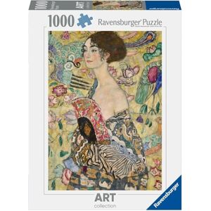Ravensburger - Klimt: Dama col ventaglio - Puzzle 1000 pezzi - Art Col Ravensburger - Klimt: Dama col ventaglio - Puzzle 1000 pezzi - Art Col