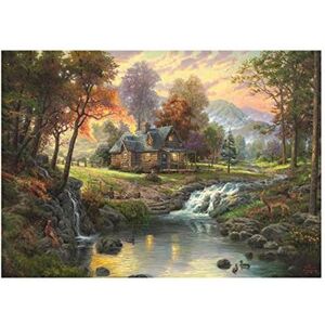 Schmidt - Puzzle - Holzhaus Am Bach - 1000 Pezzi Schmidt - Puzzle - Holzhaus Am Bach - 1000 Pezzi