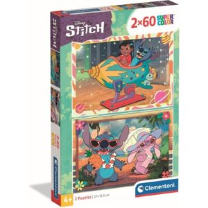 Clementoni - Puzzle 2x60 pz - Stitch (24822) Clementoni - Puzzle 2x60 pz - Stitch (24822)
