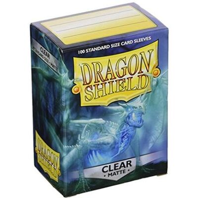 Dragon Shield - 100 Bustine Standard Matte Clear Dragon Shield - 100 Bustine Standard Matte Clear