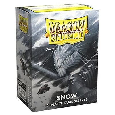 Dragon Shield - At-15005 - 100 Bustine Standard - Dual Matte Snow Niri Dragon Shield - At-15005 - 100 Bustine Standard - Dual Matte Snow Niri
