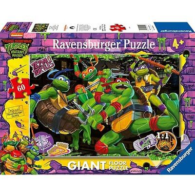 Ravensburger - Puzzle 60 Pz Giant Teenage Mutant Ninja Turtles Ravensburger - Puzzle 60 Pz Giant Teenage Mutant Ninja Turtles